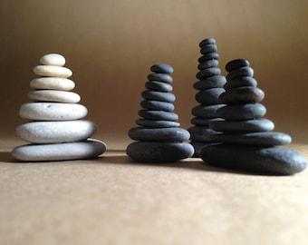 A set of Small Zen Paperweights