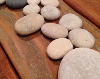 Collection of Beach Stones, Smooth and Round