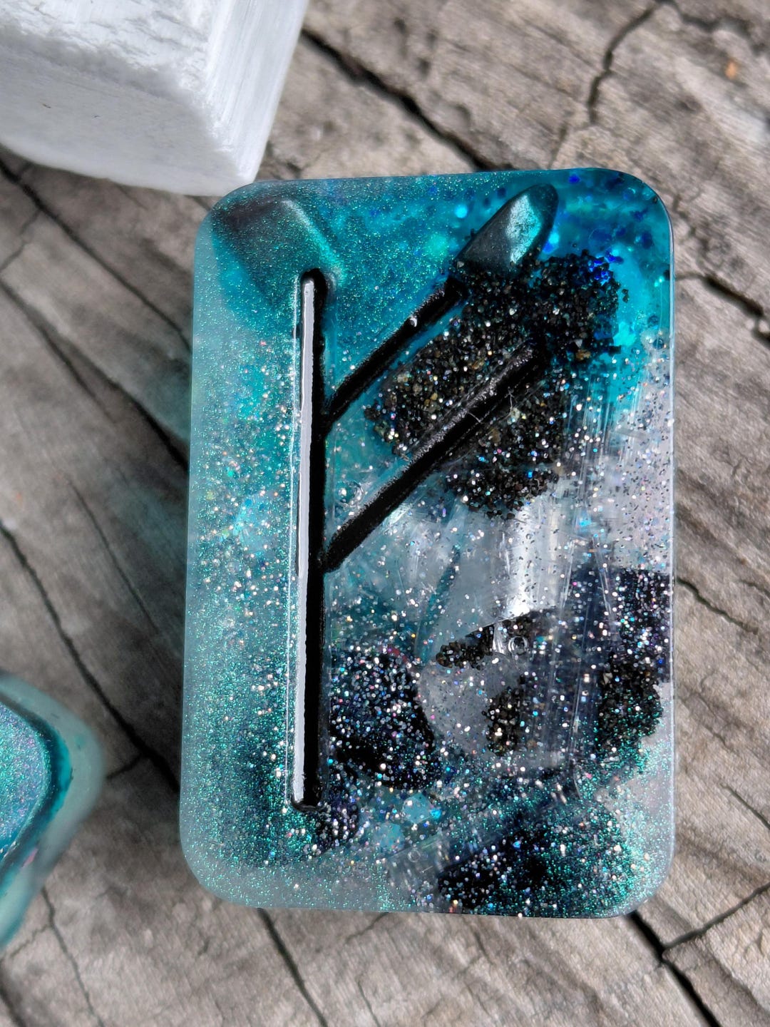 Runes of Storm & Stillness – Orgone Rune Set With Selenite, Hematite ...