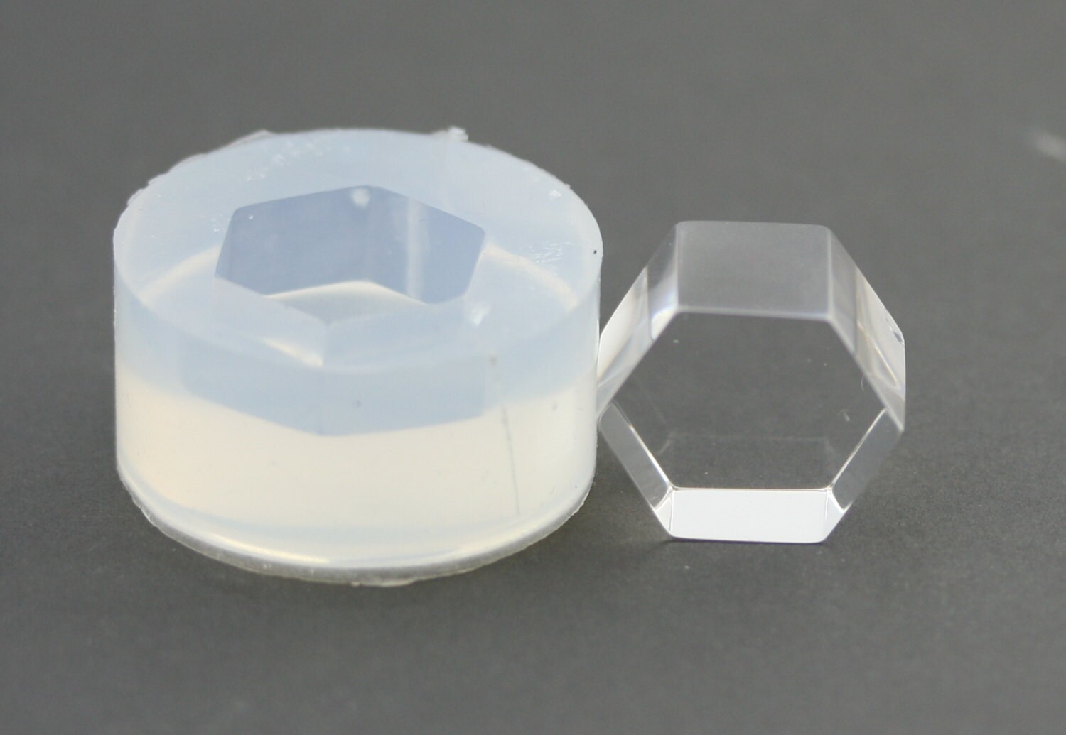 A Transparent Silicone Mold for Jewellery DIY, Regular Hexagon 10mm - Etsy