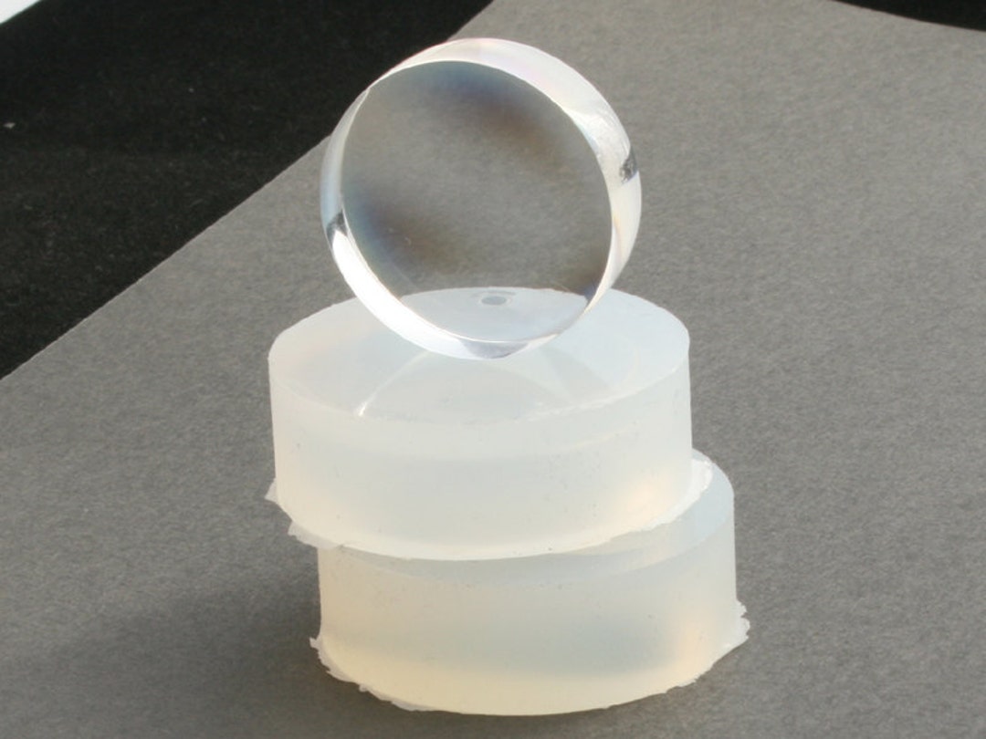 A Transparent Silicone Mold for Jewellery DIY, Circle Button 15mm - Etsy