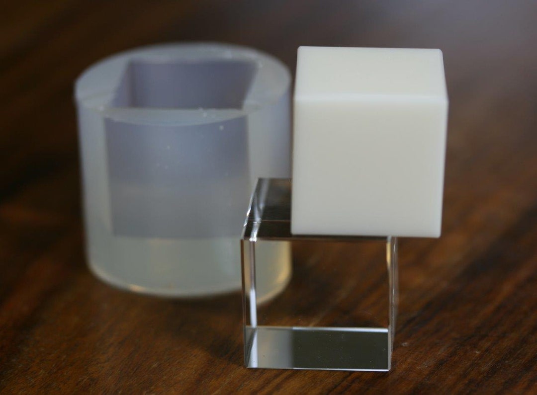 A Transparent Silicone Mold for Jewellery Diy, a Cube Mold of 60 Mm , 1 ...