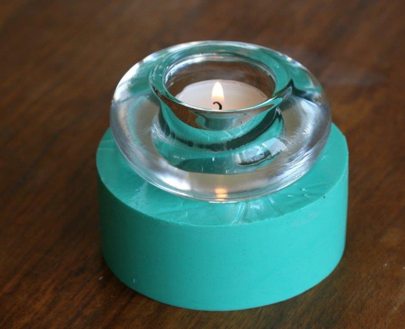 A silicone mold for tealight candle holder for resin and Etsy