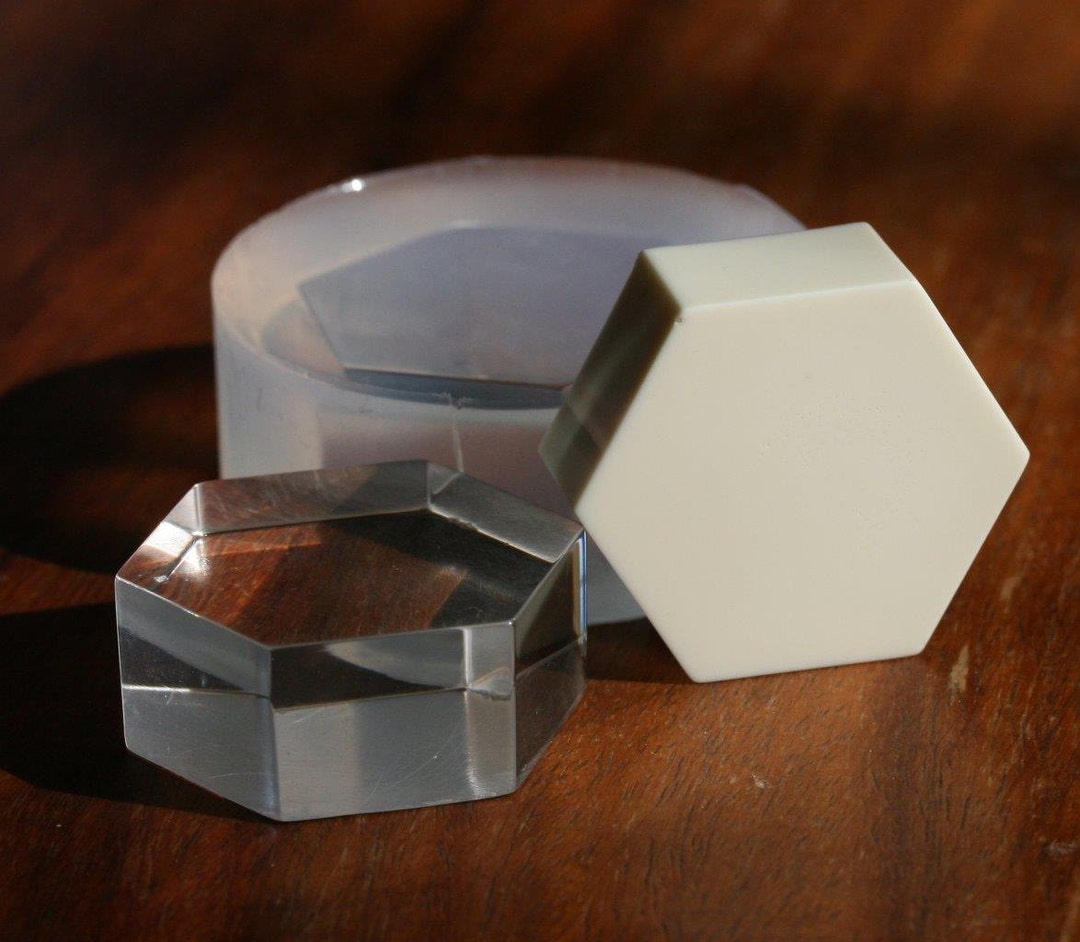 A Transparent Silicone Mold for Jewellery Diy, Regular Hexagon 30mm - Etsy