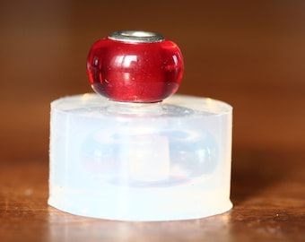 Een transparante siliconen mal voor sieraden Diy, (15) een rondelle kraal 14mm/9mm met gat 5mm
