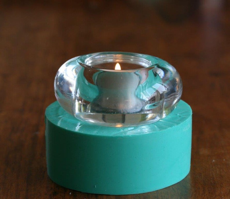 A silicone mold for tealight candle holder for resin and Etsy