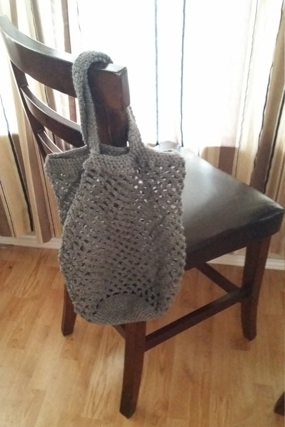 crochet save the earth bag