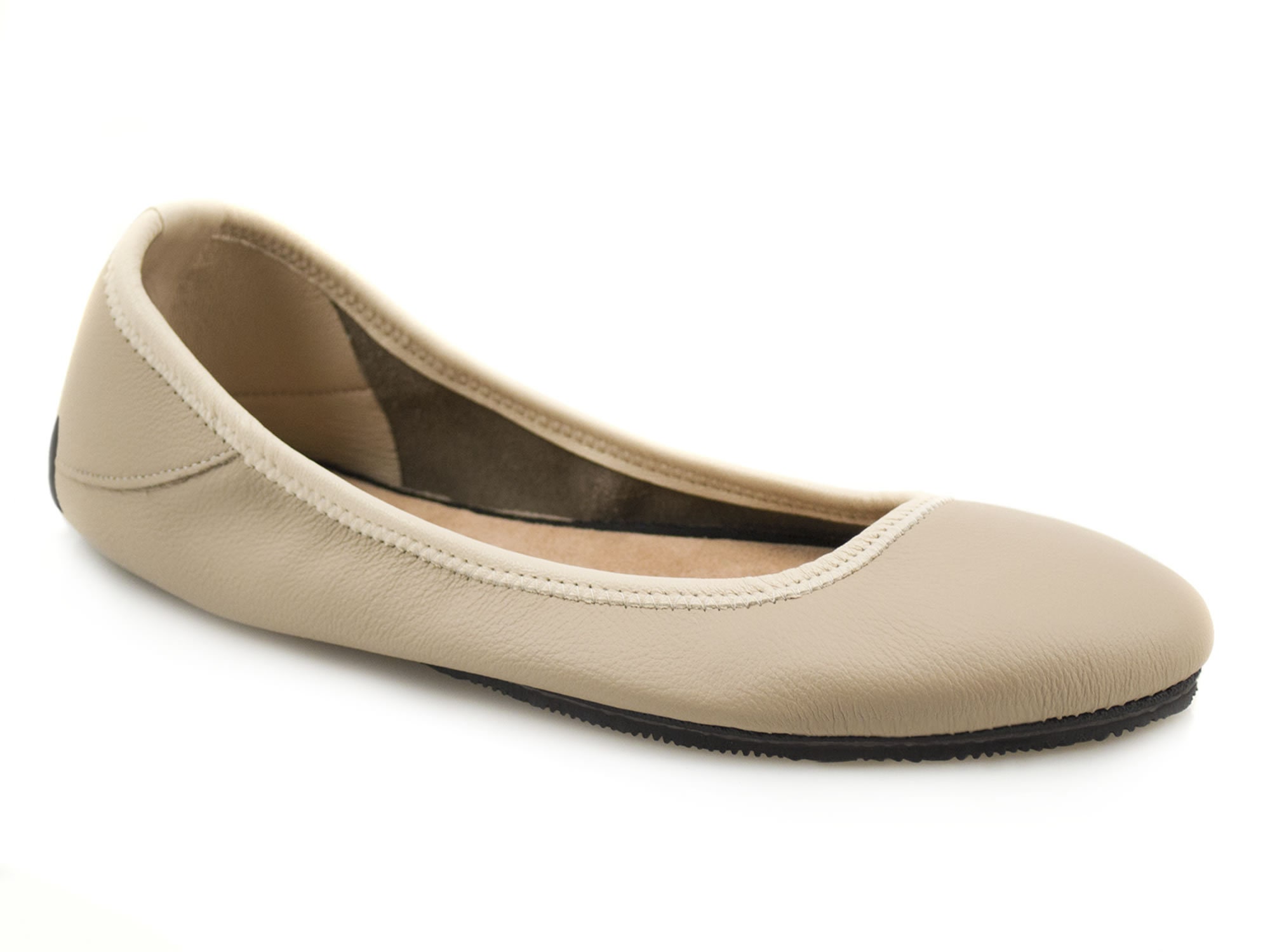 Taupe flat shoes Clearance