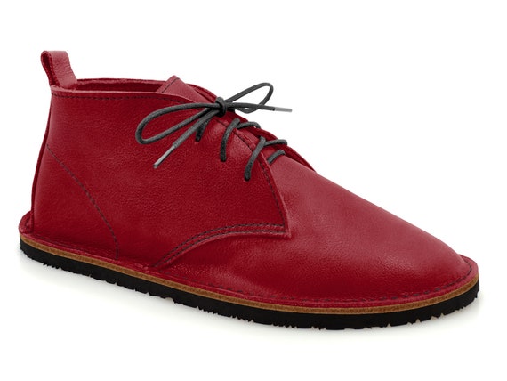 red chukka boots