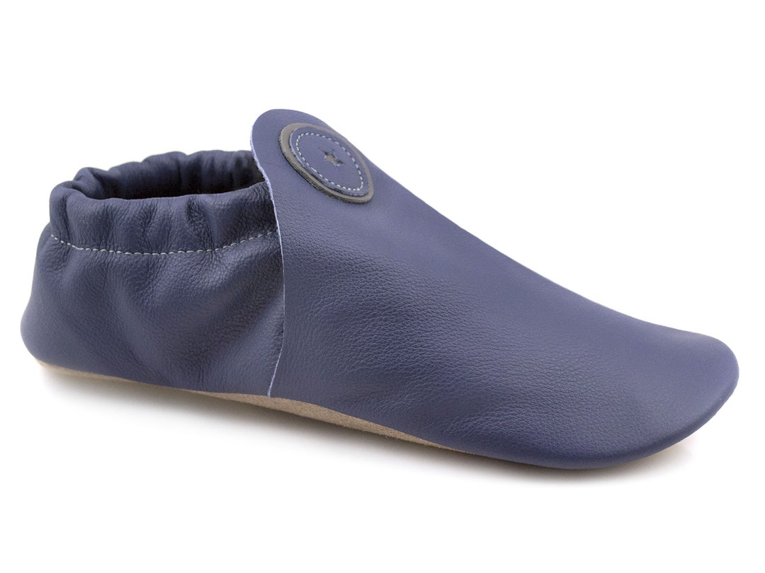 navy blue driving moccasins