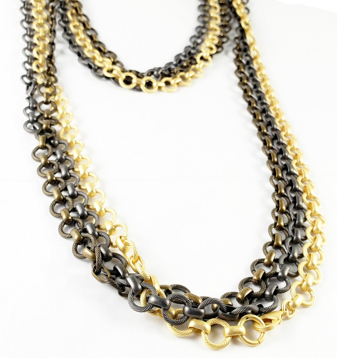 CHAIN 54 Our Dainty Ring Fashion Jewelry Chain or Necklace, 10mm Wide