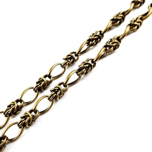 CHAIN-33: Sieraden ketting, 36 inch lang, 7,4 mm diameter, gebruik als een lange of verpakte ketting, of ingekort, of voor het maken van sieraden, 8 kleuren.