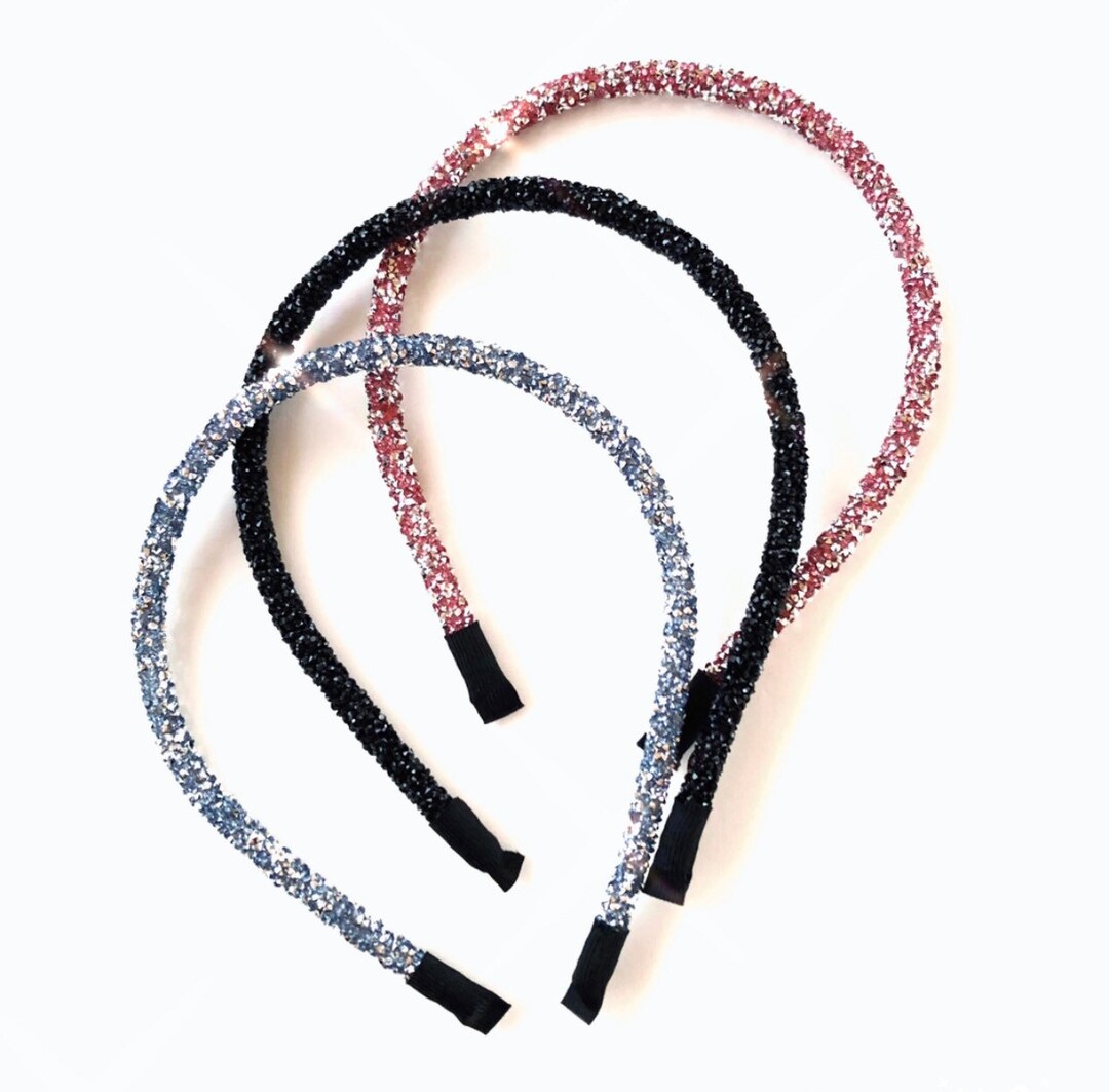 Glitter Sparkle Headband for Women, Dressy Headband, Adult Headband