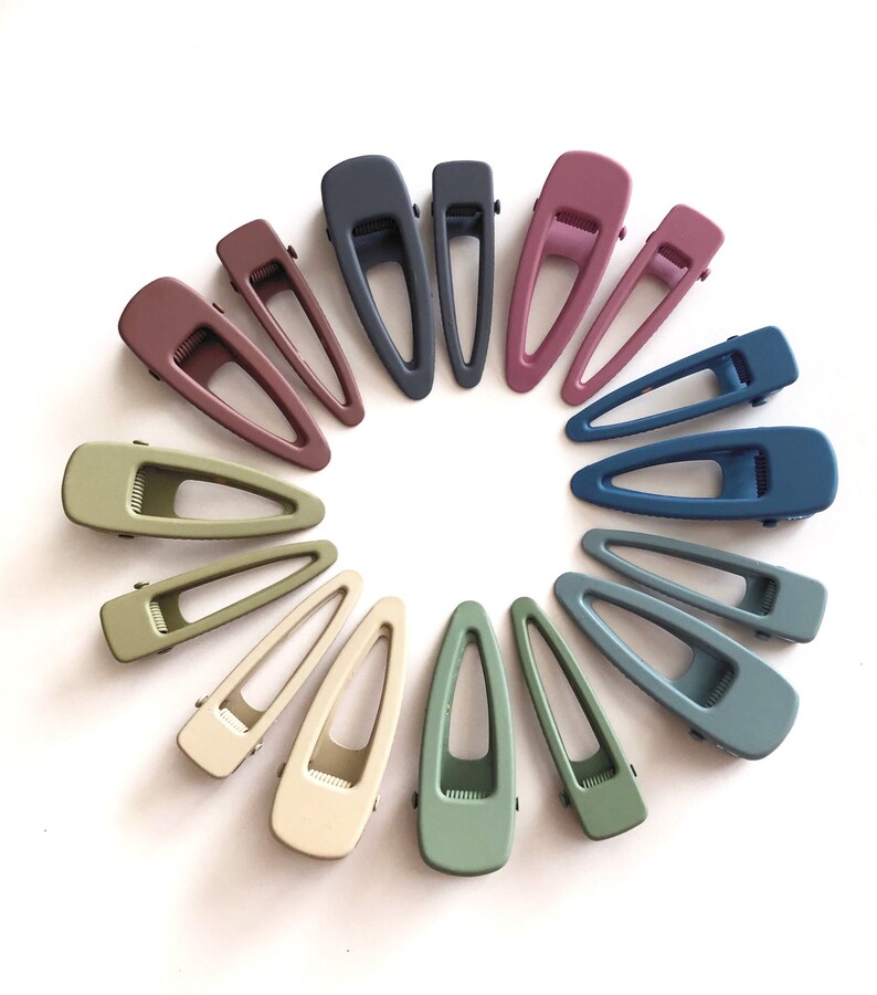 Matte Alligator Hair Clips for Adults Hair Clip Sets Women Etsy