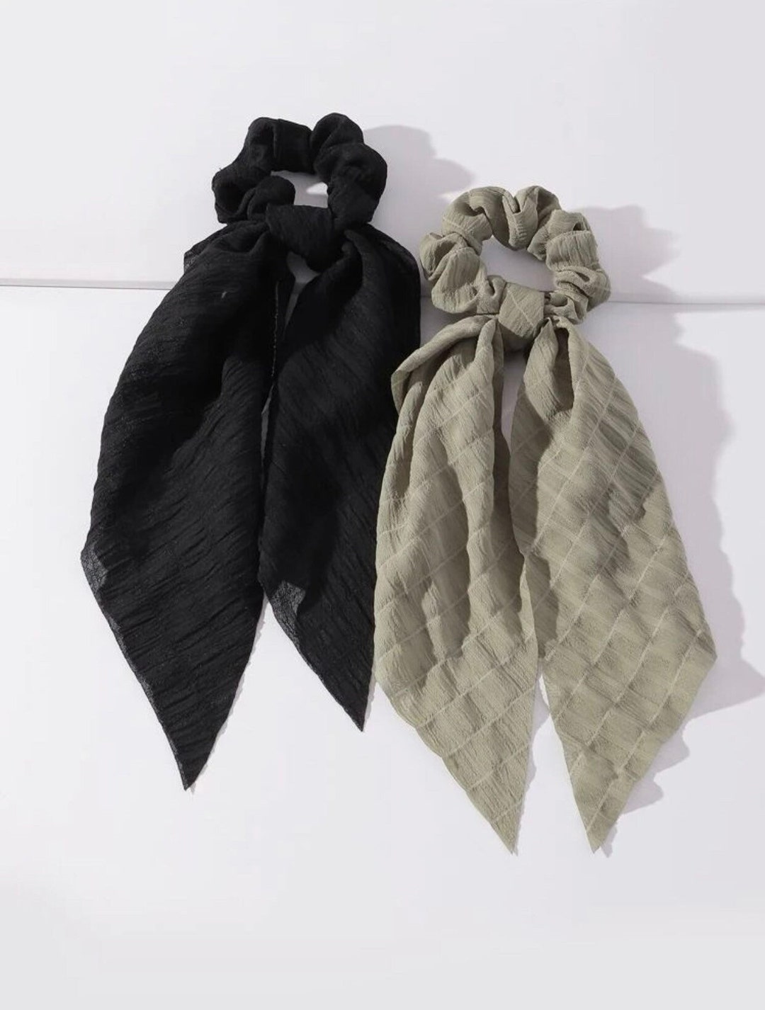 Silky Long Hair Scarf Scrunchie for Women, Scrunchy for Adults