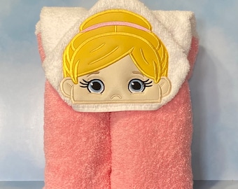 Embroidered Character Hooded Towel: Bath, Beach, Pool