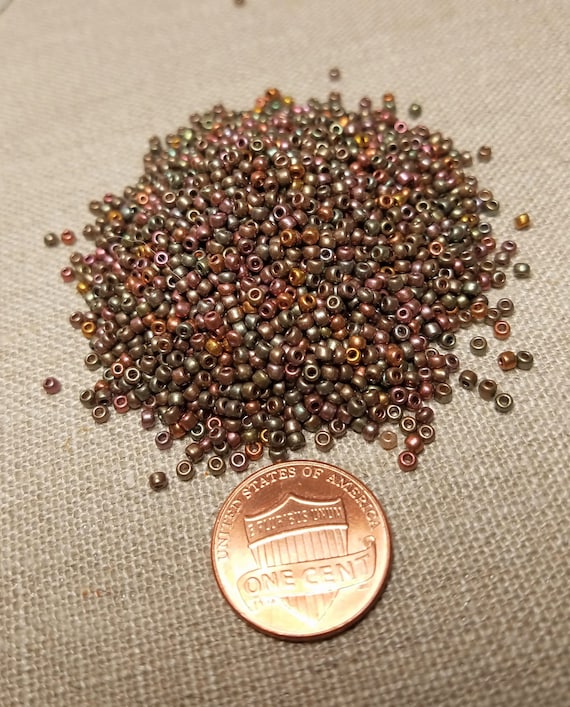 #JFJ005 20 gm 11//0 Metallic Bronze Japanese Seed Bead