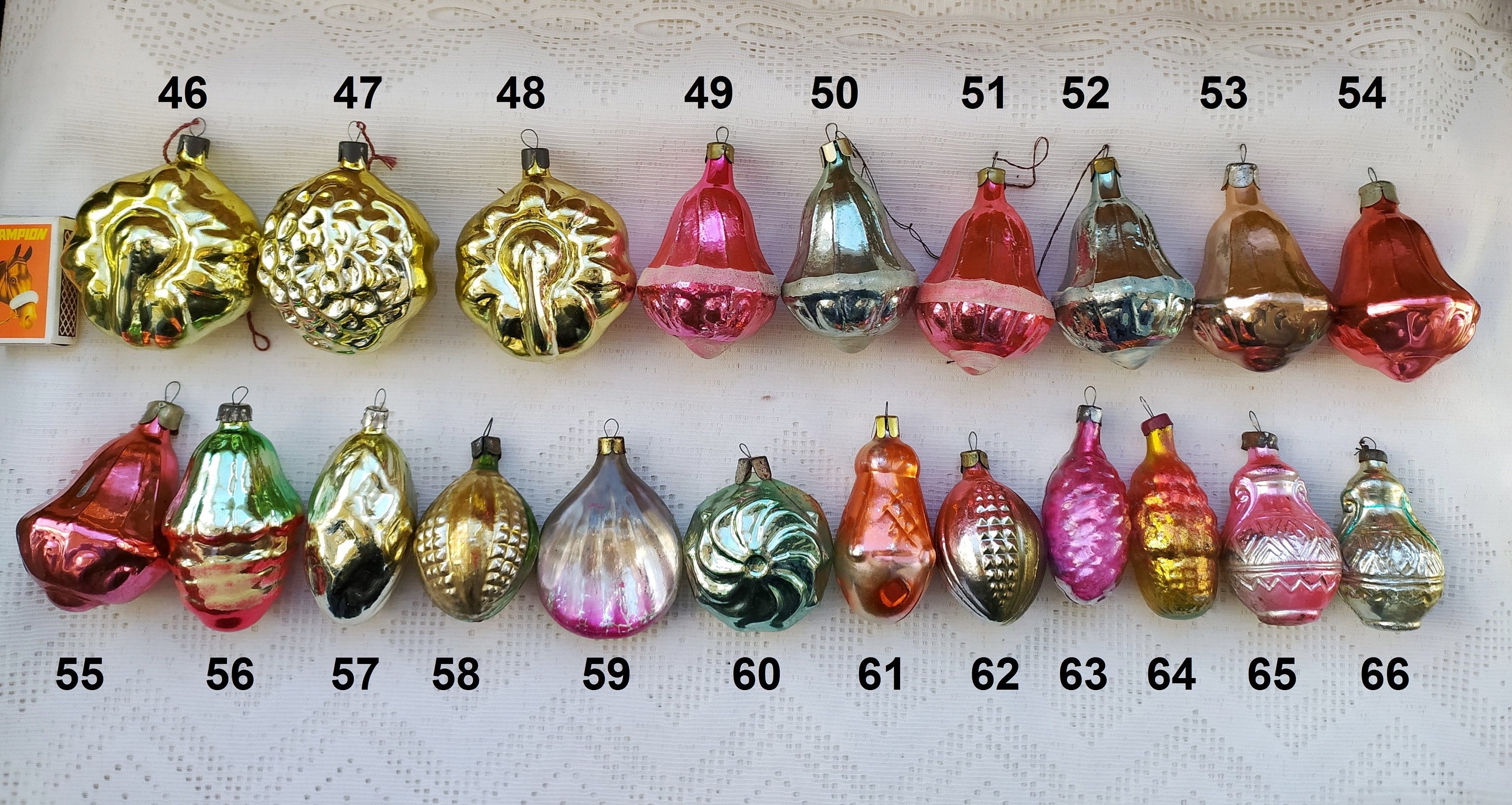 ヴィンテージ クリスマス ツリー デコレーション、クリスマス