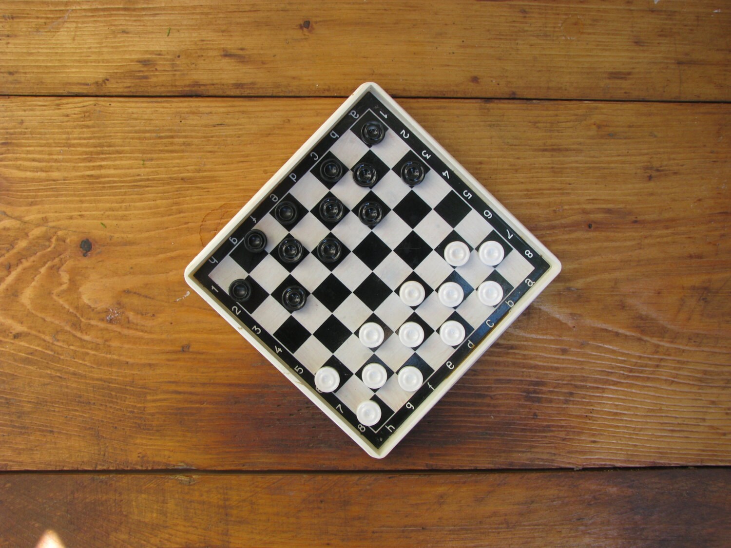 Vintage Soviet Mini Checkers in a box. Vintage travel checkers Etsy