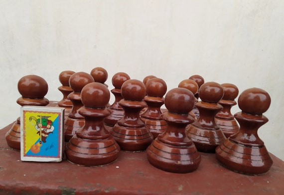 Jeu D'échecs En Bois France - 32 Pièces + Boîte - Grand Format