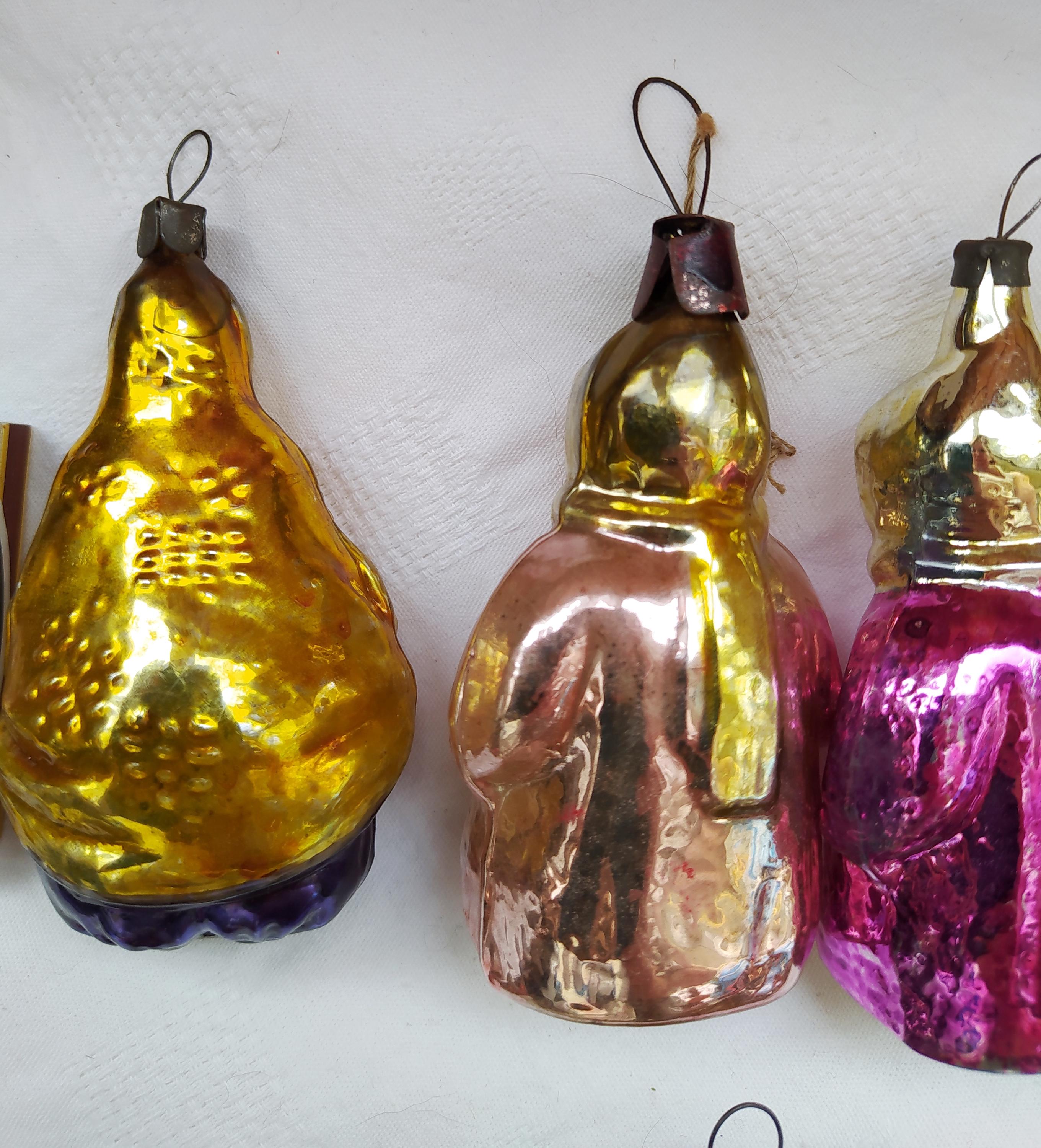 希少なヴィンテージソビエトクリスマスツリーの飾り（乙女、女の子