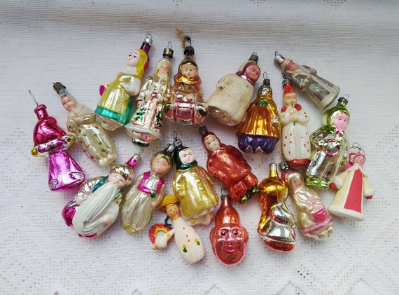 レア1950年代製エッグ小鳥ビンテージレトロおもちゃモール人形