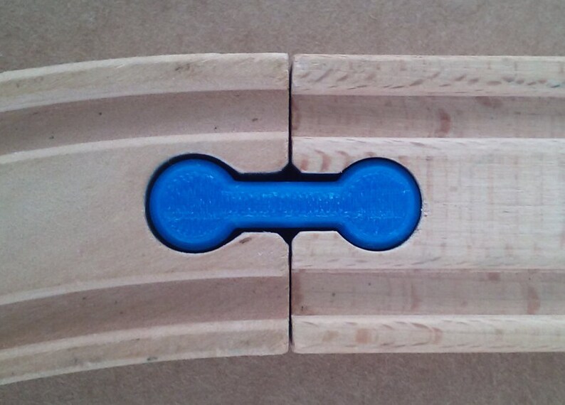 Train Track Male Connector LOT 2 Pcs Compatible Wooden Brio, Thomas