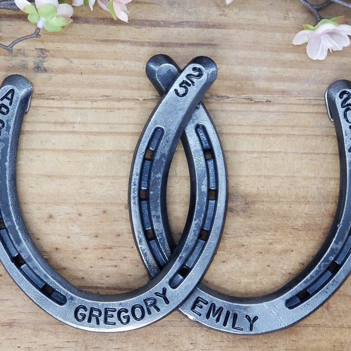 Personalized Wedding Horseshoes