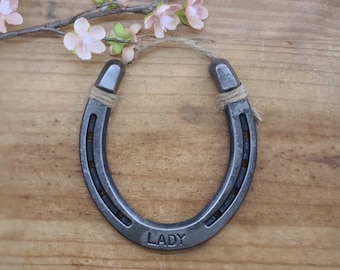 Equestrian Gift, Holiday Gifts for Her, Horse Lover Gift, Customized Horseshoe, Western Gifts for Her