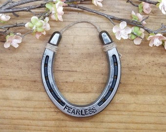 Decorative Horseshoe, Horseshoe Art, Horseshoe Decor, Western Wall Decor, Gift for Horse Lover