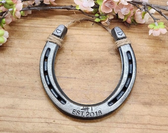 6th Anniversary Gift, Iron Anniversary Gift, Gift for Her, Gift for Him, Horseshoe Gift