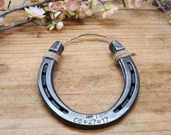 Gift for 6th Wedding Anniversary, Iron Anniversary, Lucky Horseshoe