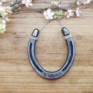 Engraved Horseshoe Wall Hanging, Gift For Equestrians, Stall Sign image 4