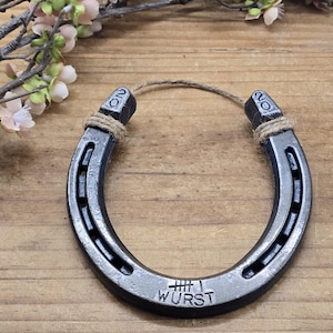 Personalized 6th Anniversary Gift, Iron Anniversary Gift, Gift for Her, Gift for Him, Custom Horseshoe