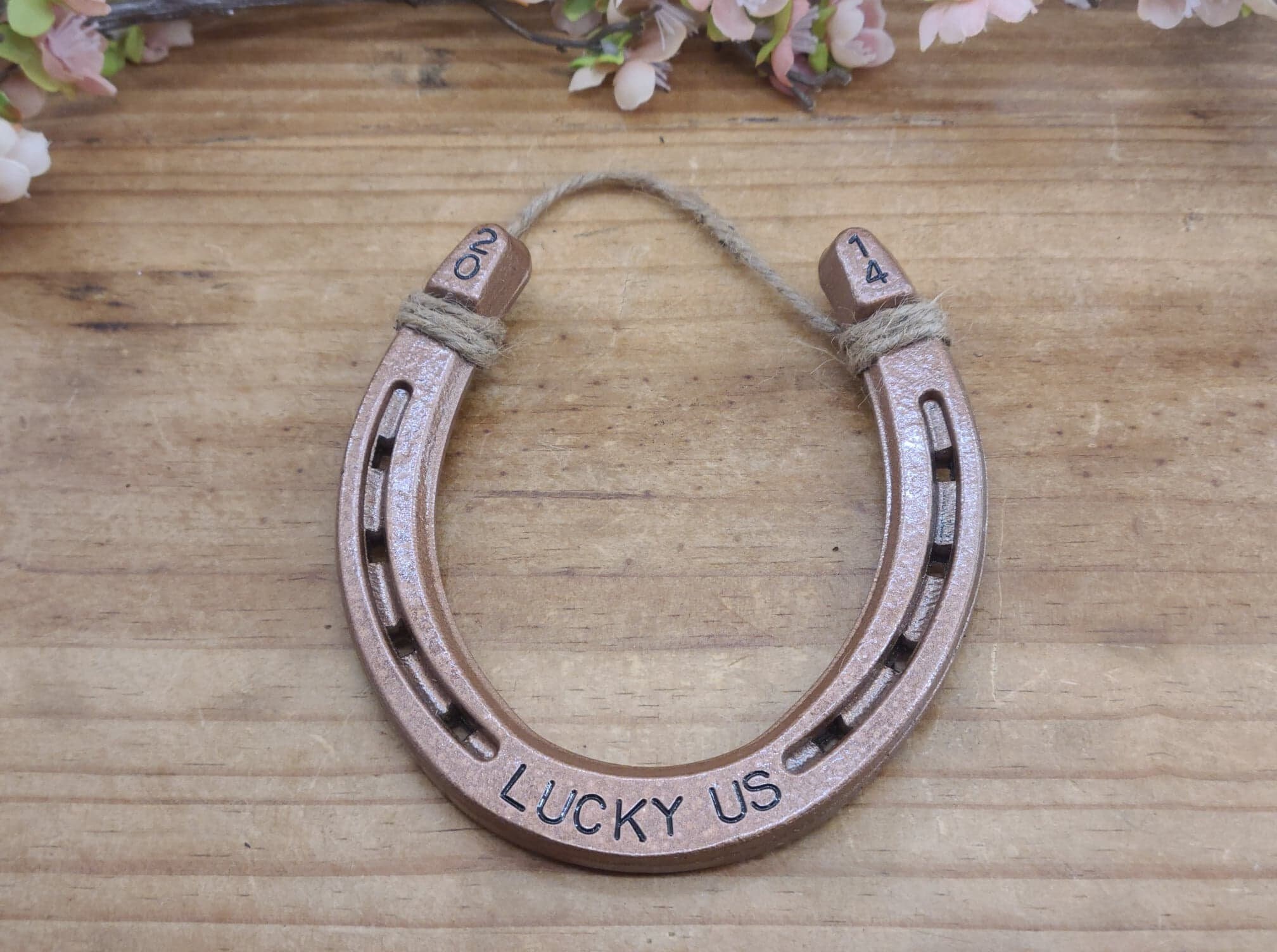 Engraved Copper Horseshoe Copper Anniversary Gift 7th Etsy