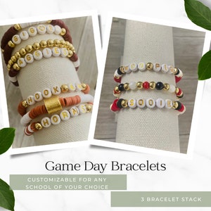 Texas A&M Bracelets, Texas Aggies, Gig Em Bracelet, Graduation Gift, College Gameday University  University of Texas, Hook Em, Longhorns