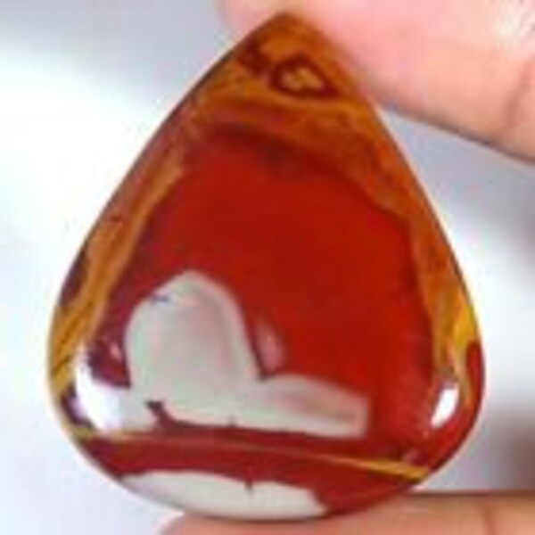 Natural Norrena Jasper  36mm Gemstone Pendant Bead  47ct