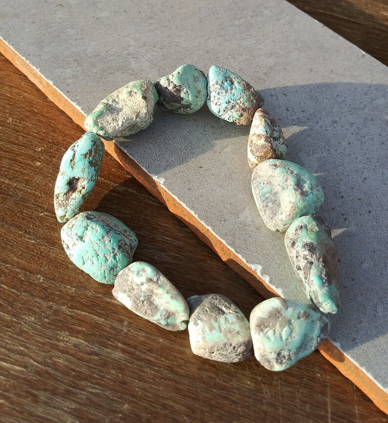 STUNNING Antique /Spider Web Turquoise /Gemstone Beads / | Etsy