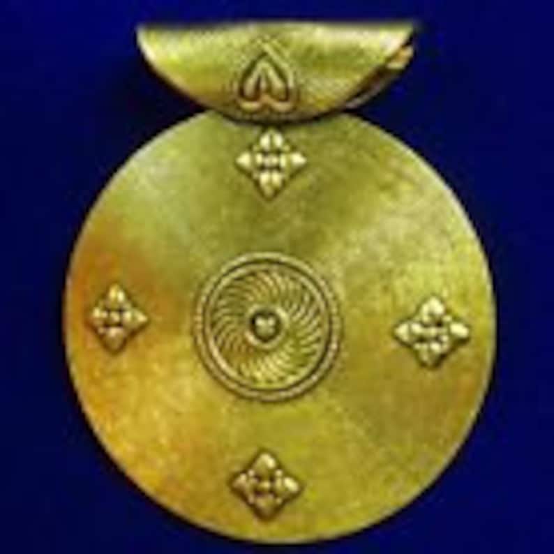 58mm Bronze Tibetan Metal Ornate Pendant