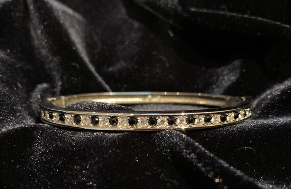 Swarovski blue crystal cuff bracelet - image 1