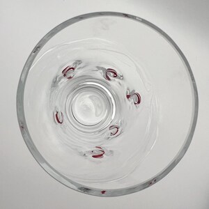 Artland or Anthropologie Candy Cane 16-ounce Highball Cocktail Glass Tumbler, Excellent Condition