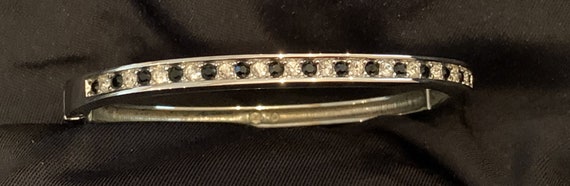 Swarovski blue crystal cuff bracelet - image 2