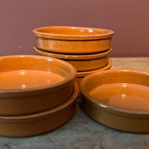 Set of 6 Terracotta Crème Brûlée Dishes