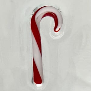 Artland or Anthropologie Candy Cane 16-ounce Highball Cocktail Glass Tumbler, Excellent Condition