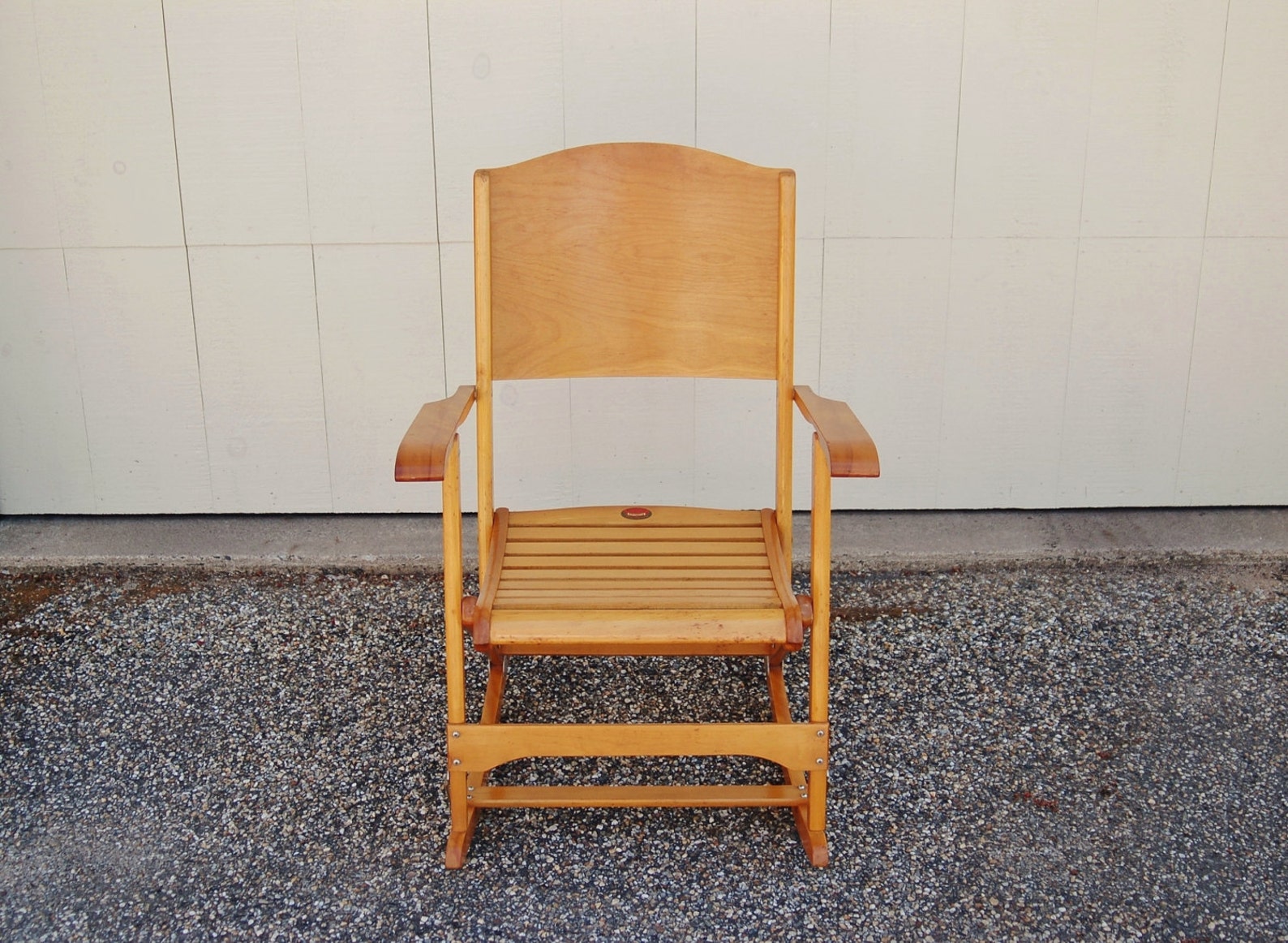 Folding Rocking Chair Clement Canada Maple Rocking Chair Etsy
