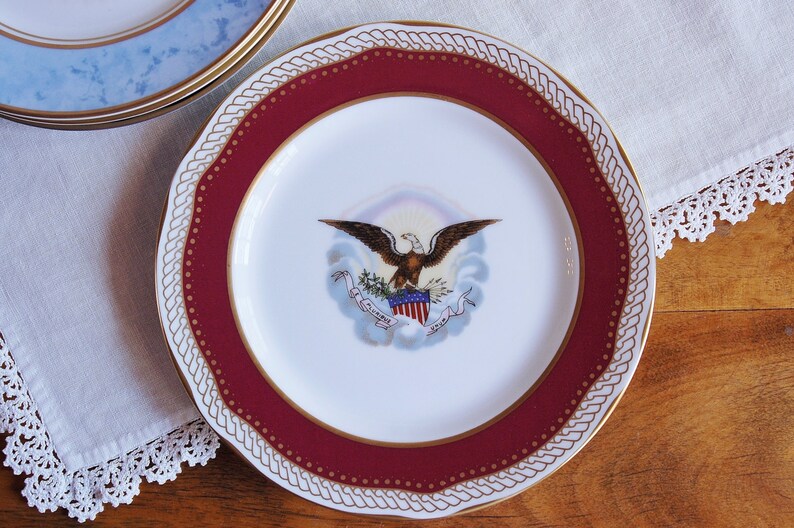 Set 4 White House Dessert Collection Plates Woodmere China Etsy