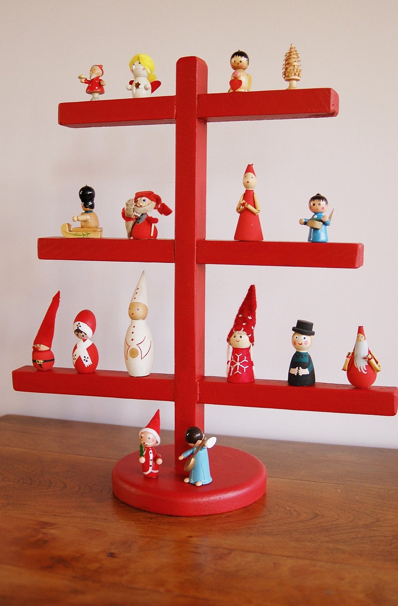 Scandinavian Wood Christmas Tree Handmade Swedish Christmas Etsy