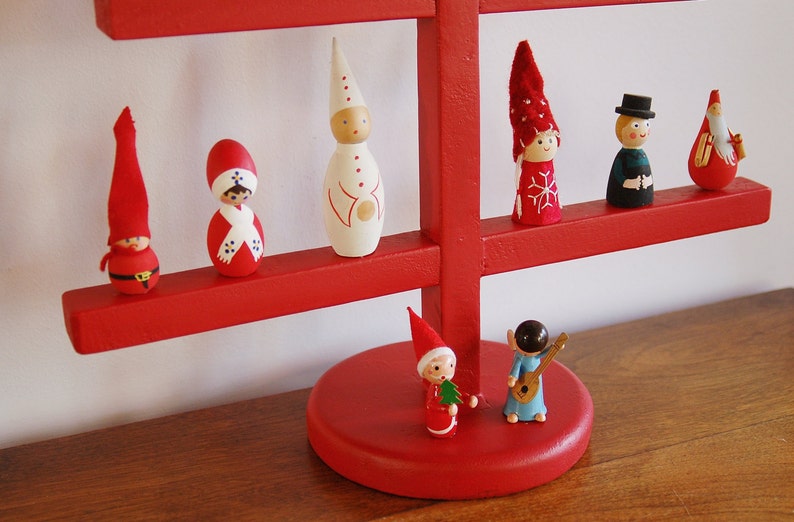 Scandinavian Wood Christmas Tree Handmade Swedish Christmas Etsy