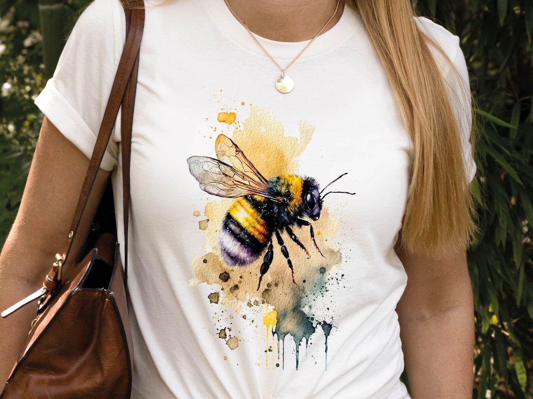 Mousse Yellow Bee Print T-Shirt main image 0