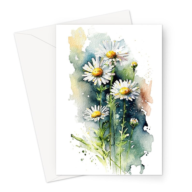Buy Daisy April Birthday Card Birth Flower Happy Mothers Day Greeting ...